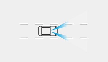 2023 Nissan Murano illustration demonstrating intelligent lane intervention feature.