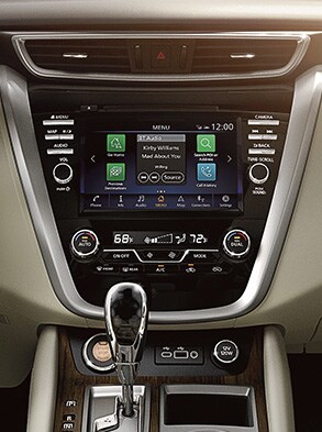 2023 Nissan Murano interior view of premium dashboard.