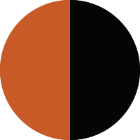 Super Black/Monarch Orange Metallic