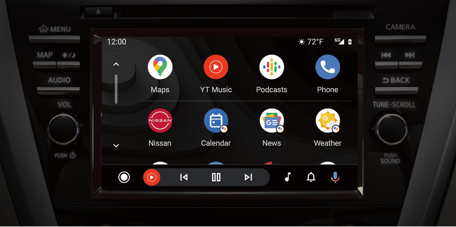 Android Auto sur l’écran tactile du Nissan Murano 2024 